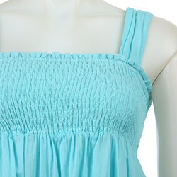 FINAL SALE Kensie Girl Junior's Blue/ Black Voile Dress