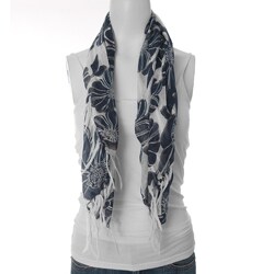 Adi Designs Women's Lightweight Floral Print Scarf