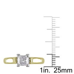 14k Gold 1ct TDW IGL-certified Diamond Engagement Ring (H-I, I1)
