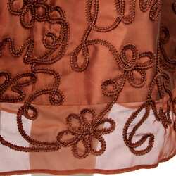 Sharagano Women's Embroidered Skirt Suit