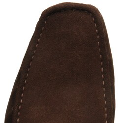 Steve Madden Men's 'Tryall' Brown Suede Slip-on Loafers