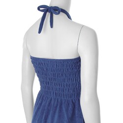 Cocoa Women's Halter Terry Swimsuit Cover-up Dress