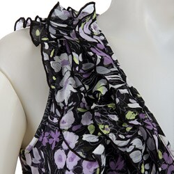 FINAL SALE Teeze Me Junior's Printed Chiffon Dress