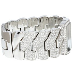 DKNY Women's Stainless Steel Clear Crystal Watch