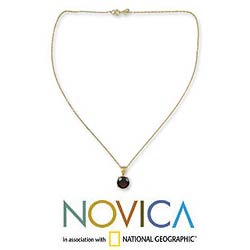 Gold Vermeil Garnet 'Scarlet Prosperity' Choker (India)