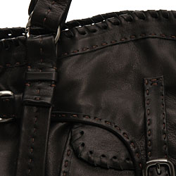 Carla Mancini Leather Satchel