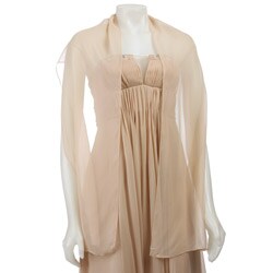 Nightway Women's Long Chiffon Gown