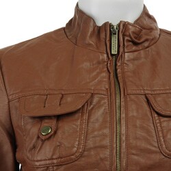 Steve Madden Women's Stand Collar Short Jacket