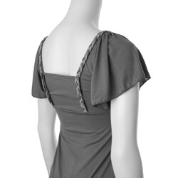 Threads Brand Junior's Flutter-sleeve Scoop-neck Top