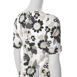 Ashley Junior's Floral Print Babydoll Dress