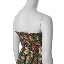 Cute Options Junior's Floral Tube Maxi Dress