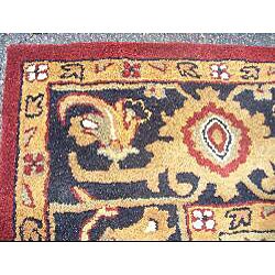 Indian Ivory Wool Rug (8' x 11')