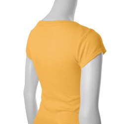 Self Esteem Junior's Scoop-neck Cap Sleeve Ribbed Top