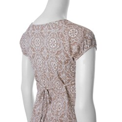 Self Esteem Junior's Smocked Tie-back Top