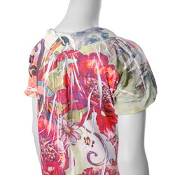 T.G. Fashion Women's Multicolor Sublimation Print Top