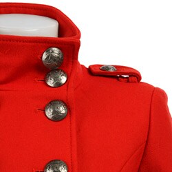 Miss Sixty Women's Military-style Wool Coat 