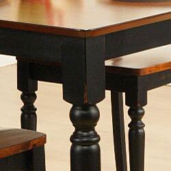 Monica 5-piece Black Dinette Set