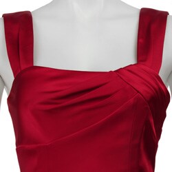 Calvin Klein Women's Stretch Satin Sheath Dress