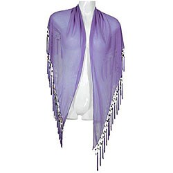 Women's Sheer Purple Sarong (Indonesia)