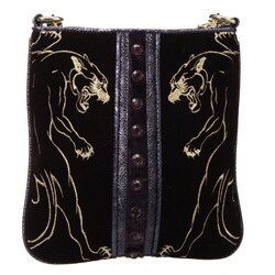 Christian Audigier Panthera 'Cavalier' Cross-body Bag