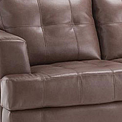 Rialto Premium Brown Leather Sofa and Two Chairs Set