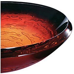 Vigo Magma 19-mm Glass Vessel Sink