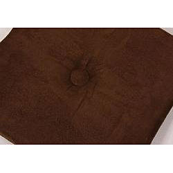 Storage Cube Chocolate Brown Microfiber Ottoman