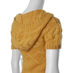 CiSono by Adi Junior's Short-sleeve Hooded Crop Sweater