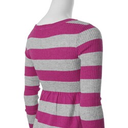 CiSono by Adi Junior's Striped Babydoll Sweater