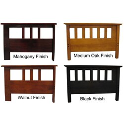 Provo Black-finish Queen-size Mission-style Frame/ Mattress Futon Set