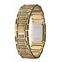 Wittnauer Men's Black Dial Goldplated Watch