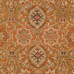 Heirloom Hand-knotted Kashan Gold Wool Rug (9' x 12')
