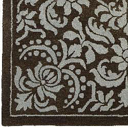 Hand-tufted Contempo Flora Wool Rug (9' x 13')