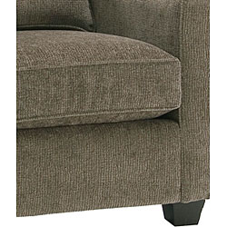 Calabria Graphite Grey Chenille Chairs (Set of 2)