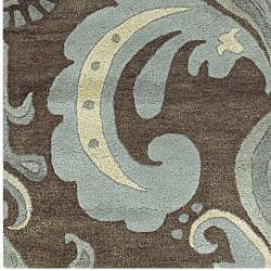 Hand-tufted Spirit New Zealand Wool Rug (5' x 8')