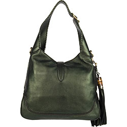Gucci New Jackie Green Small Hobo
