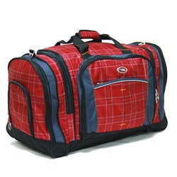 CalPak Silver Lake Plaid 27 Inch Duffel Bag