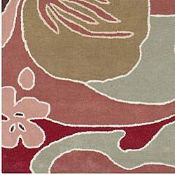 Hand-tufted Multi Wool Current Rug (5' x 8')