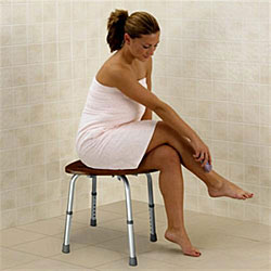 Conair Corner Teak Spa Bench