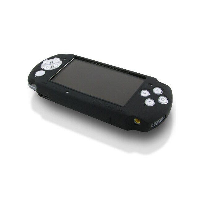 Eforcity Silicone Skin Case for Sony PSP 3000, Black