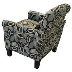 Hyde Transitional Arm Chair Brown Modern Leaf
