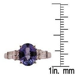 Dyach 14k Gold Tanzanite and 1/3ct TDW Diamond Ring (G-H, SI1-SI2)