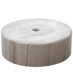 Geyser Athens Grey Marble Stone Column Vanity Sink