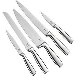 Five Finger Fillet Red Kitchen Knife Holder designed by Raffaele Iannello