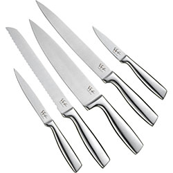 Five Finger Fillet Black Kitchen Knife Holder designed by Raffaele Iannello