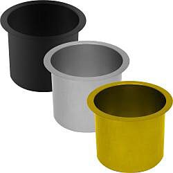Jumbo Aluminum Poker Table Cup Holders (Set of 10)