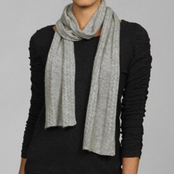 Portolano Women's Cable Knit Cashmere Scarf FINAL SALE