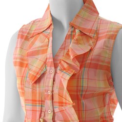 Cassee Women's Plus Size Ruffled Blouse