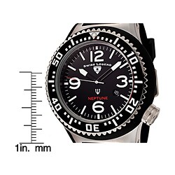 Swiss Legend Men's Neptune Black Rubber Watch