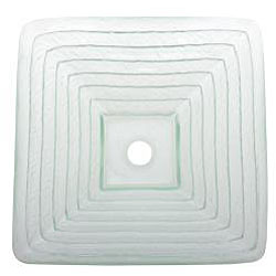 Geyser Frosted Tempered Glass Bathroom Vessel Sink